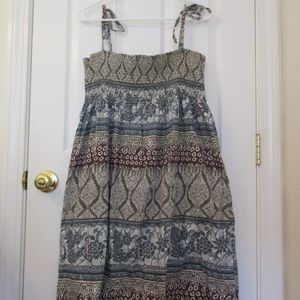 Paisley Flowered Sundress, Ambiance Apparel